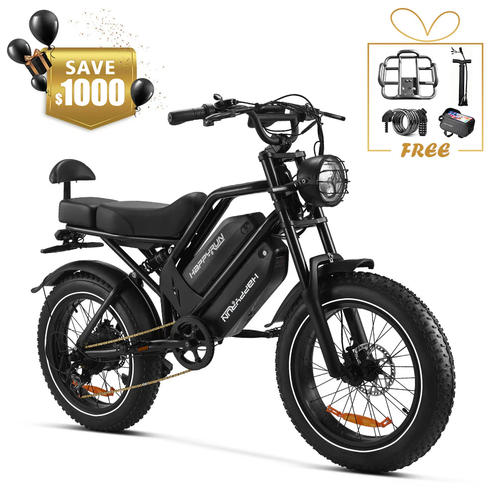 NEW HappyRun G70 2000W Dual Battery