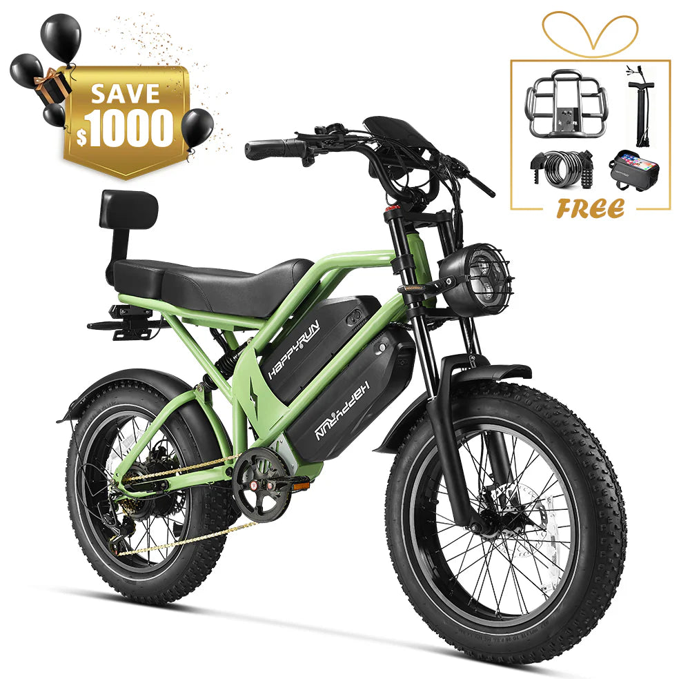 NEW HappyRun G70 2000W Dual Battery